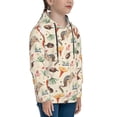 thumbnail image 3 of Kdxio Autumn Forest Animals Pattern Boys Athletic Unisex Boys Girls Hoodie with Pocket Sweatshirts-Medium, 3 of 6