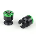 thumbnail image 2 of Universal Motorcycle CNC Carbon Fiber 8mm Swingarm Sliders Spools Green, 2 of 3