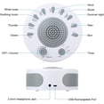 thumbnail image 6 of BASSTOP White Noise Machine, Auto-Off Timer & Memory Function, Music Sleep Aid Device Sound Relaxation Sleep Sound Machine, Sound Therapy Machine, 6 of 9
