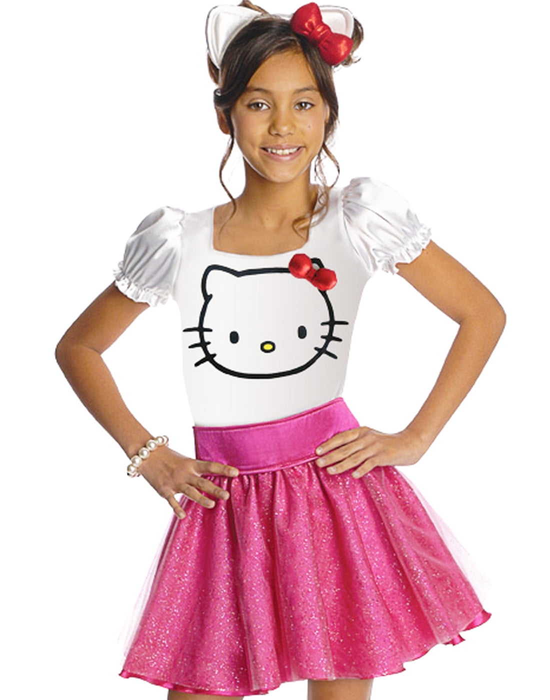 Child Hello  Kitty  Dress  Costume Rubies 884752 Walmart 