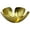 Gold, variant on Bergamo Art 9 Inch Wide Decorative Handmade Aluminum Clover Leaf Bowl in Black