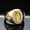 Gold, variant on Men's Christian Cross, Virgin Mary Ring, Men's Stainless Steel 7-13 Size-Gold-9