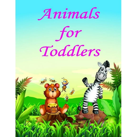 Animals for Toddlers: coloring Pages for Children ages 2-5 from funny and variety amazing image.