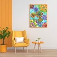thumbnail image 4 of Kit de pintura al óleo de flores coloridas por números, cuadro de arte de pared para decoración del hogar DIY Tmvgtek decoración de arte en el hogar, 4 of 9