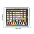 thumbnail image 3 of ToyKingdee Trilingual Learning Toy Tablet with Music & Sound, Montessori Speech Musical Therapy Toys, Gifts, 3 of 6