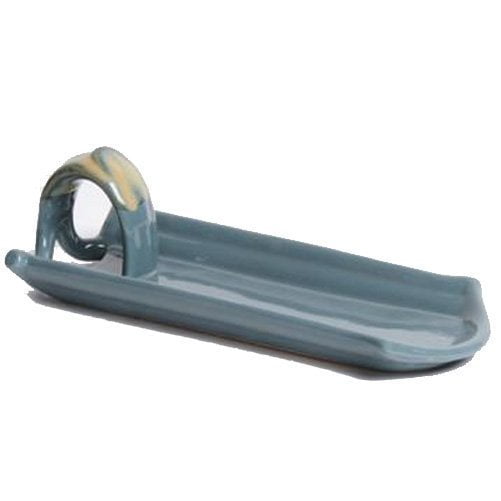 Tumbleweed Light Blue Ceramic Butter Dish Tray