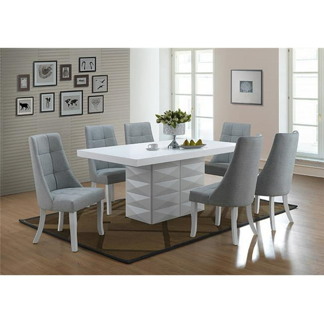 D2D Technologies Chaises Latérales de Cuisine en Vinyle, Bleu (Ensemble de 2)