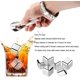 thumbnail image 4 of Piedras de whisky de acero inoxidable, cubitos de hielo reutilizables para enfriar whisky, vino, bebidas, juegos de regalo para familiares y amigos (juego de 8) oso de fresa Hogar, 4 of 5