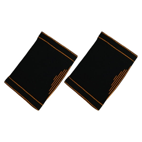 MUSEYA 2Pcs Elastic Wristband Nylon Sports Sweatband Unisex for Outdoor Activities