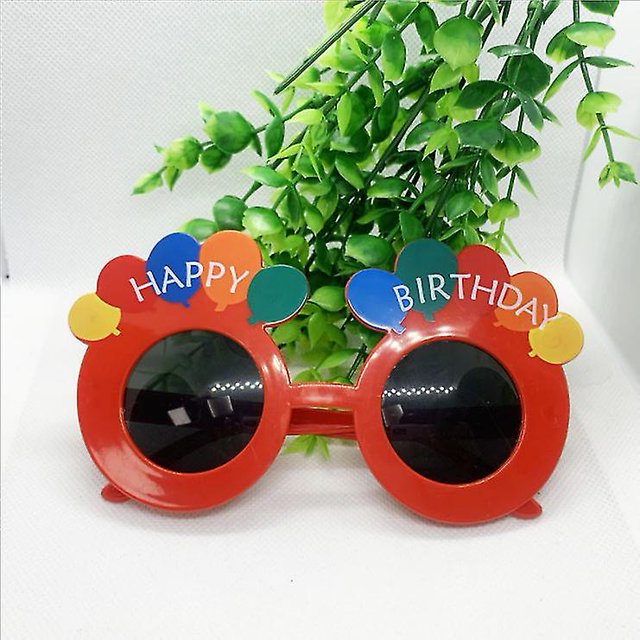 Novedad gafas de cumpleaños gafas de fiesta accesorios de fiesta de cumpleaños 3 Pac
