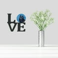 thumbnail image 2 of Blue Schipperke Metal Wall Artwork LOVE, 2 of 2