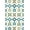 Blue, Pattern 3, variant on ODIKA 2'x3' Beige Dune Geometric Design Washable Doormat Modern Hand Loom Knotted Pattern for Entryway, Kitchen, Laundry Room, Non-Slip, Low Pile