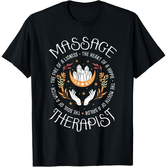 Massage Therapist - Masseuse Massage Therapy Massotherapist T-Shirt men and women can wear, black, white, gifts