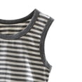 thumbnail image 4 of YunPes Toddler Boys Clothes for Baby Boy Summer Outfits Sleeveless Tank Top and Shorts Set Kids Clothes Boys, 4 of 6