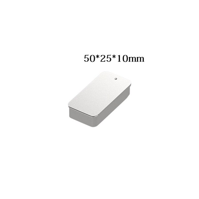 5PCS Multiple Sizes Frosted Push-Pull Metal Tin Box Small Solid Balm Drawer Storage Box Rectangular Jewelry Cosmetic OrganizerChina Gao Jinjia LED