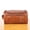 Brown, variant on Leather Travel Toiletry Bag with Engraved Initials for Men and Women Hanging Cosmetic Organizer