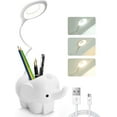 thumbnail image 1 of Kids Desk Lamp, Adorable Elephant Night Light, Eye Protection Desk Lamp For Safe Reading, Portable Design With High Quality Materials, Perfect Decor For Your Child's Room, 1 of 6