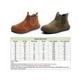 thumbnail image 2 of Bellella Men Work Boots Slip On Safety Shoes Steel Toe Protection Boot Comfort Chelsea Booties Construction Khaki 4, 2 of 2