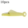 thumbnail image 1 of SPRING User friendly hook needle threader pack of 10 for mini sewing machines yellow, 1 of 4