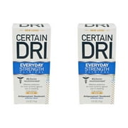 Certain Dri Everyday Strength Clinical Unisex Deodorant Solid, Morning Fresh, 2.6 oz , 2 Pack