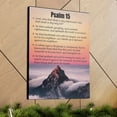 thumbnail image 6 of Scripture Walls Psalm 15 Abide in God's Sanctuary Mountain Bible Chapter Canvas Christian Wall Art Ready to Hang Unframed, 6 of 18