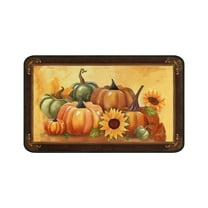 Evlvelym Fall Kitchen Mats For Floor Fall Kitchen Rugs Fall Decorations For Home Clearance Fall Rugs For Kitchen Fall And Winter Thanksgiving Good Festival Pumpkin Rug Kitchen Oil Absorbent Stain Ki