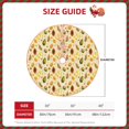thumbnail image 2 of Fotbe Tropical Fruits Pattern Christmas Tree Skirt, Tree Skirts Plush Christmas Decorations, Christmas Tree Skirts Xmas Decorations Holiday Party Decor-48", 2 of 6