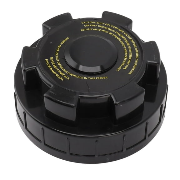 LeafyLuxe Chlorinator Cover With O Gasket Compatible For CL220 Chlorinator Feeder Tight Sealing, ABS Material Pool Chlorinator Top Replacement Parts For Black