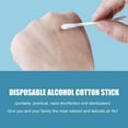 thumbnail image 2 of 10x Disposable Medical Alcohol Stick Disinfected Cotton Swab Care Tool G2Z2, 2 of 9