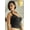 Black, variant on Women's Carnival 755 Front Closure Posture Support Longline Bra (Champagne 44C)