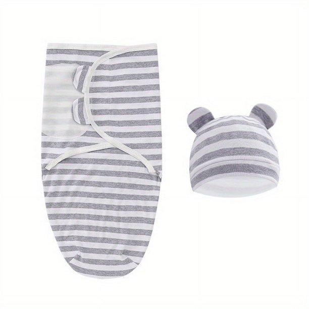 1 Set Of Easy-to-Wrap Swaddling Blankets For Newborns - 0-6 Months - Perfect For Boys & Girls!