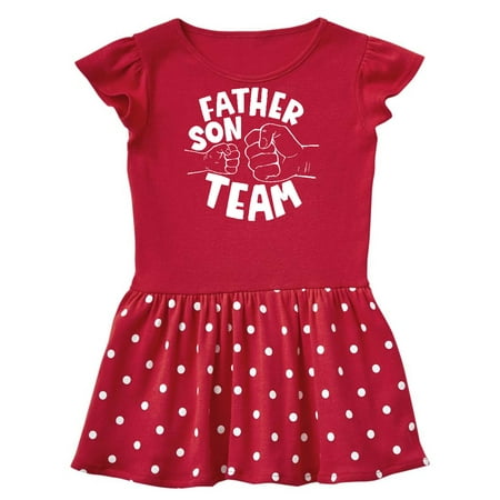 

Inktastic Father s Day Father Son Team Parent Child Fist Bump Gift Baby Girl Dress