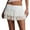 White, variant on vigerkar Women Sexy Y2K Lace Ruffle Mini Skirt Low Rise Mesh Ruffle Shorts Micro Skirt Going Out Black, M