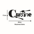 thumbnail image 2 of Kitchen Wall Sticker Removable Waterproof Cuisine Letter Wall Decal Wall Art, 2 of 7