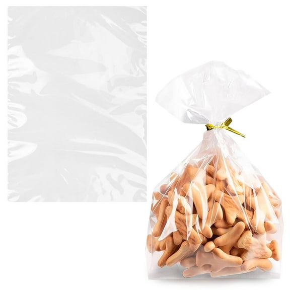 Clear Poly Shipping Bags, 2 Mil Open Top Waterproof, 1000 Count, 5 x 7 in