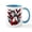 White/Blue Inside, variant on CafePress - Devil Bats - 11 oz Ceramic Mug - Novelty Coffee Tea Cup