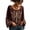 Vermilion-A004, variant on Women Halloween Shirt Boho Bell Sleeve Crewneck Graphic Top Casual Blouses Long Sleeve Floral Printed Spooky Season Apparel