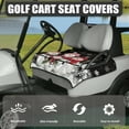 thumbnail image 3 of Yuyamidu Adorable Snowflake Golf Cart Seat Covers, Soft and Comfortable Golf Cart Seat Towel Blanket with Front Pockets for 2 Passenger Seats, Cute Christmas Club Car Golf Cart Accessories, 3 of 7