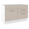 thumbnail image 1 of Mueble de Cocina MADESA Agata 1 Puerta 2 Cajones Blanco/Crema, 1 of 5