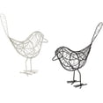 thumbnail image 1 of Decoración rústica de mesa, estatua de pájaro de metal hecha a mano con funcionalidad de soporte para notas, que realza el estilo de su casa de campo con elegancia práctica (2 piezas), 1 of 5