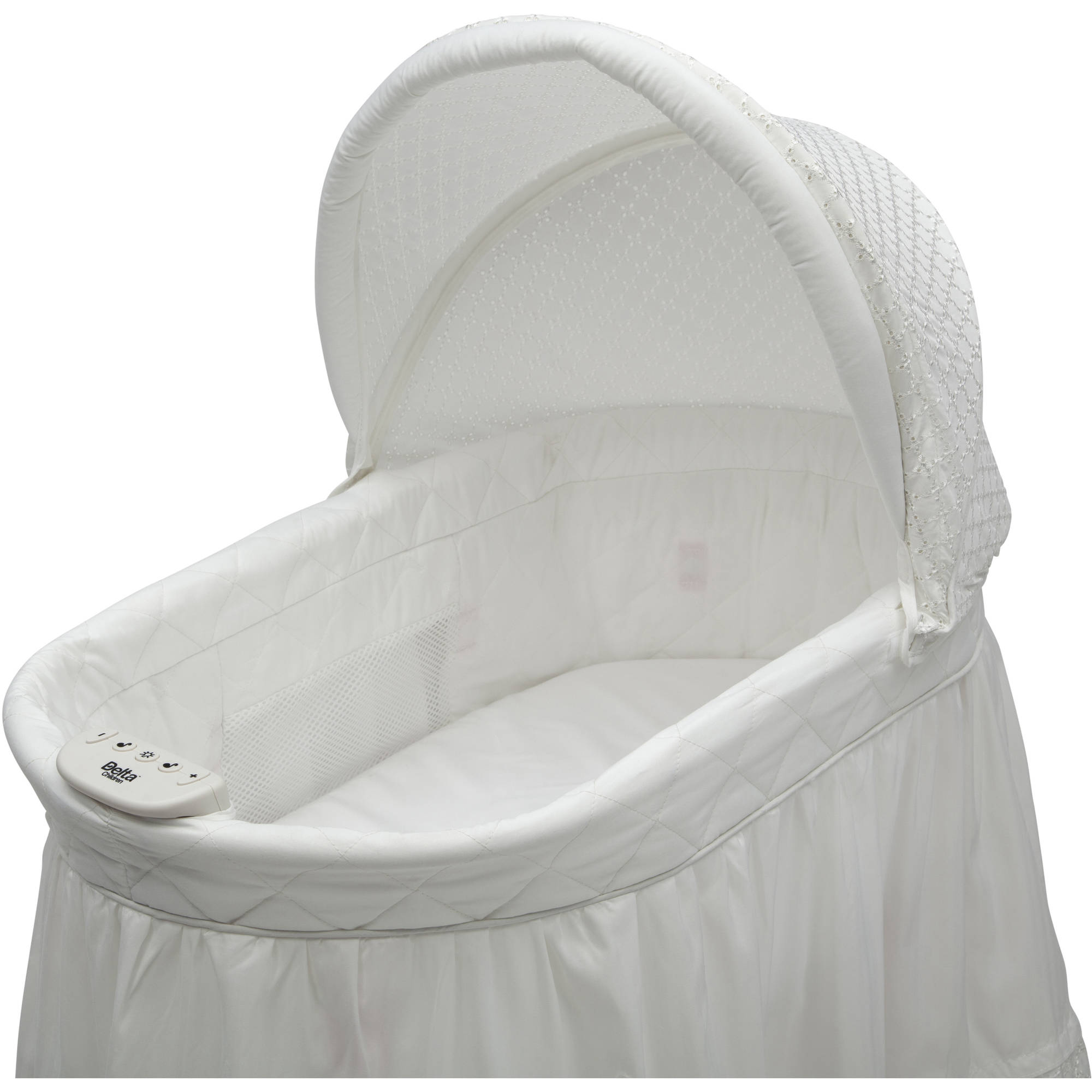 All white bassinet discount