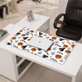 thumbnail image 3 of Long Mouse Pads for Desk,Classic Elements Halloween Pattern Desk Mats on Top Of Desks, Desk Mouse Pad Extra Large with 3mm Non-Slip Base and Stitched Edge for Gaming,Office,Work,Home 31.5"x15.7", 3 of 6