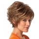 thumbnail image 5 of Fiudx Peluca Marrón, Cabello Corto con Capucha, Accesorio de Cosplay de Aspecto Natural, Fibra Resistente Al Calor, Fácil de Poner y Quitar, Ideal para Eventos y Fiestas, Incluye Gorro y Redecilla., 5 of 6