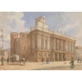 thumbnail image 3 of Franz Alt 24x18 Black Modern Framed Museum Art Print Titled - Royal Castle in Turin (1845), 3 of 5