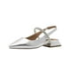 thumbnail image 5 of Flat Balerina Dama Plateado Tacon Ancho Salamandra® Correa plateado 25.5, 5 of 7