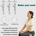 thumbnail image 4 of Neck Stretcher, Neck Collar And Adjustable Neck Brace, Ergonomic Posture Corrector Neck Traction Device For Neck Pain Relief, Spinal Decompression, 4 of 5