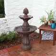 thumbnail image 5 of Sunnydaze Curved Plinth Traditional Polyresin Outdoor Water Fountain, 5 of 7