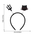 thumbnail image 2 of Decoración de Halloween Decoraciones de Halloween Diadema de Halloween Accesorios de decoración Bar Suministros de decoración para fiestas Diadema de Halloween Tocado(Buy 2 Get 1 Free), 2 of 2