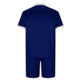 thumbnail image 5 of Frnrwgo Mens 2 Piece Vacation Set Short Sleeve Pullover Tops and Elastic Waist Pocket Shorts Breathable Lightweight Summer Sportswear, 5 of 5