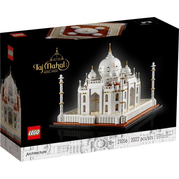 LEGO Architecture Taj Mahal 21056 Building - Landmarks Collection, Display Model, Collectible Home Décor Gift Idea and Kits Adults and Architects to Build - Walmart.com